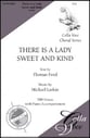There is a Lady Sweet and Kind TBB choral sheet music cover